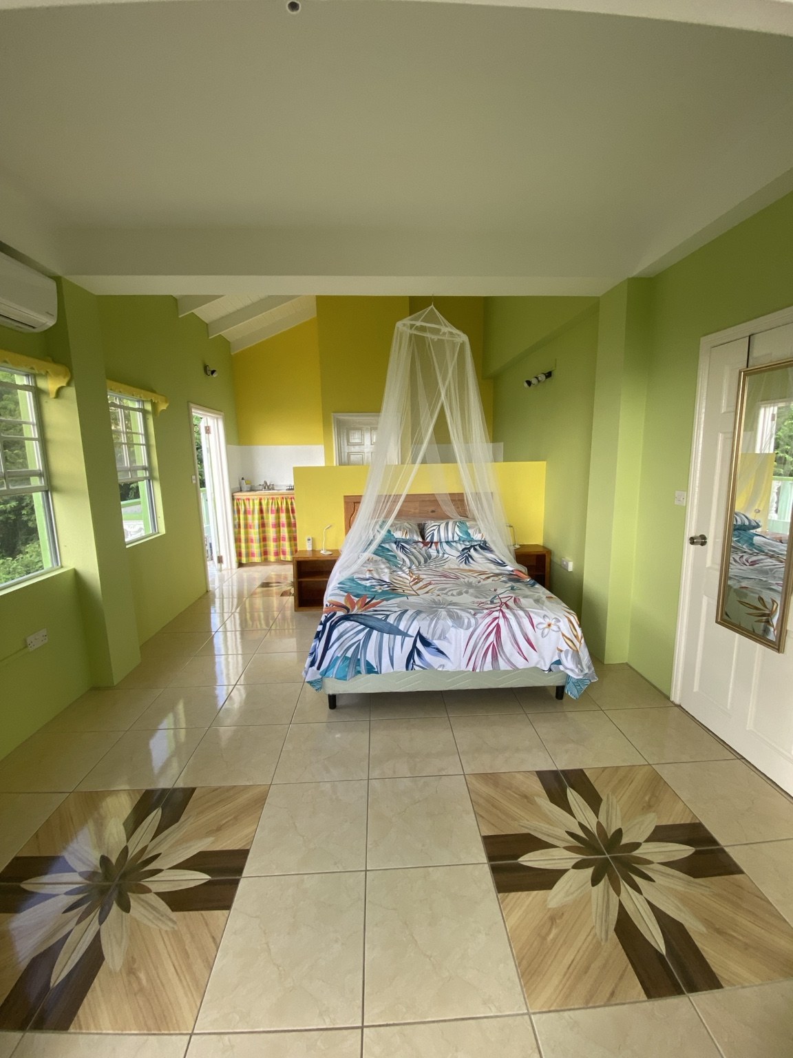 Bedroom at Greenhouse on the Hill